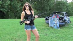Girl with AR15 2
